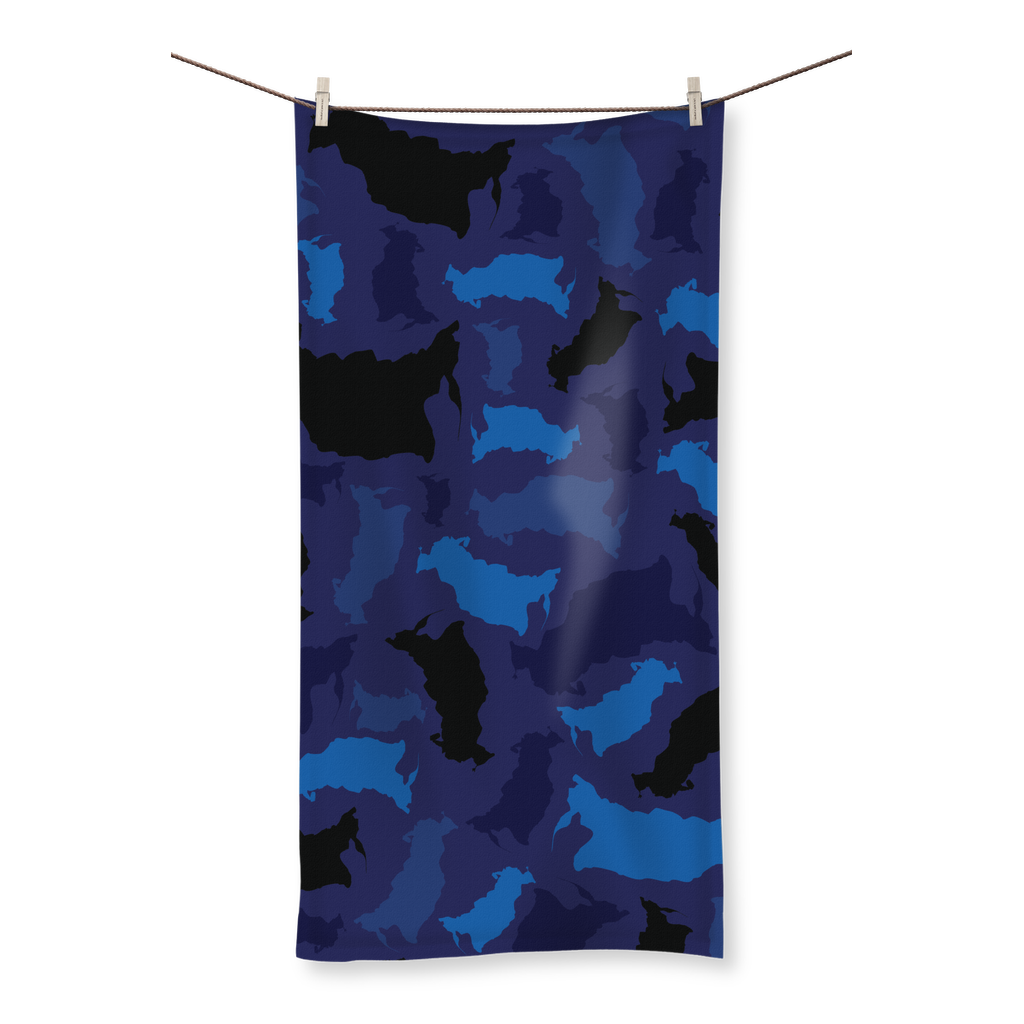 Russia Midnight Sublimation All Over Towel - LocationCamo.com