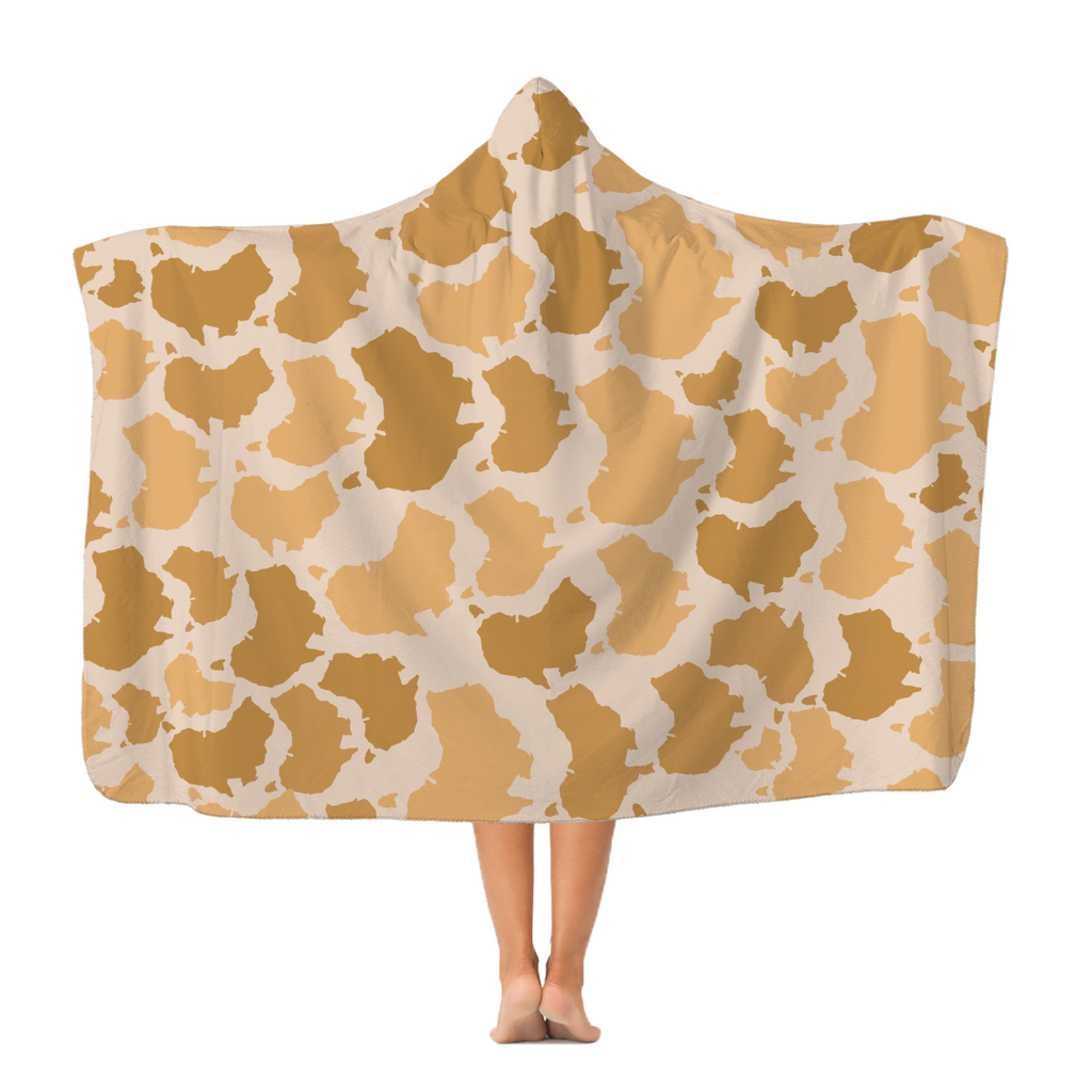 Australia Desert Premium Adult Hooded Blanket - Custom Camo Clothing - [new_brand] - [camo] - [camoflage] - [apparel] - [location] - [new_brand] - [custom] - [clothing]