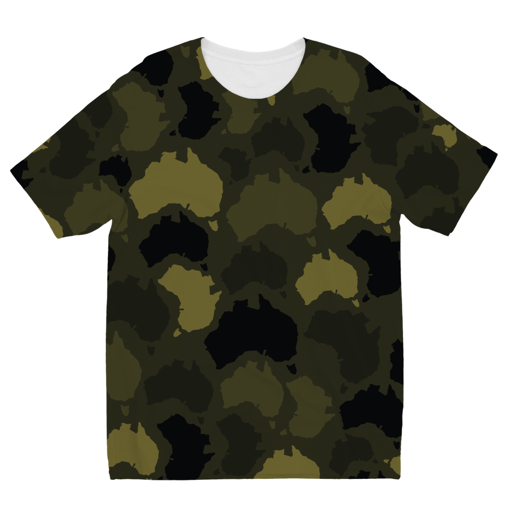 Australia Forest Sublimation Kids T-Shirt - Custom Camo Clothing - [new_brand] - [camo] - [camoflage] - [apparel] - [location] - [new_brand] - [custom] - [clothing]