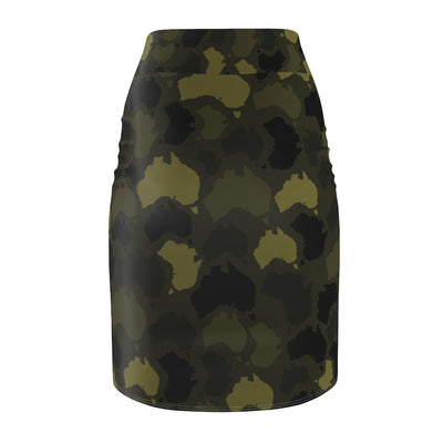 Australia Forest Women's Pencil Skirt - Custom Camo Clothing - [new_brand] - [camo] - [camoflage] - [apparel] - [location] - [new_brand] - [custom] - [clothing]