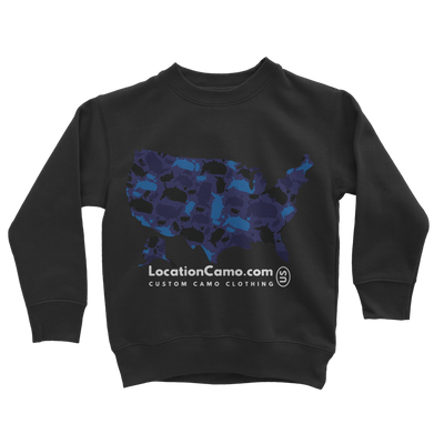 USA Midnight Classic Kids Sweatshirt - LocationCamo.com