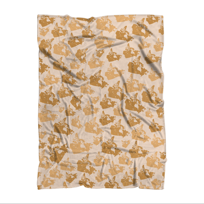 Canada Desert Sublimation Throw Blanket - Custom Camo Clothing - [new_brand] - [camo] - [camoflage] - [apparel] - [location] - [new_brand] - [custom] - [clothing]