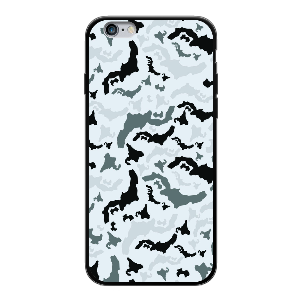 Japan Arctic Back Printed Black Soft Phone Case - LocationCamo.com