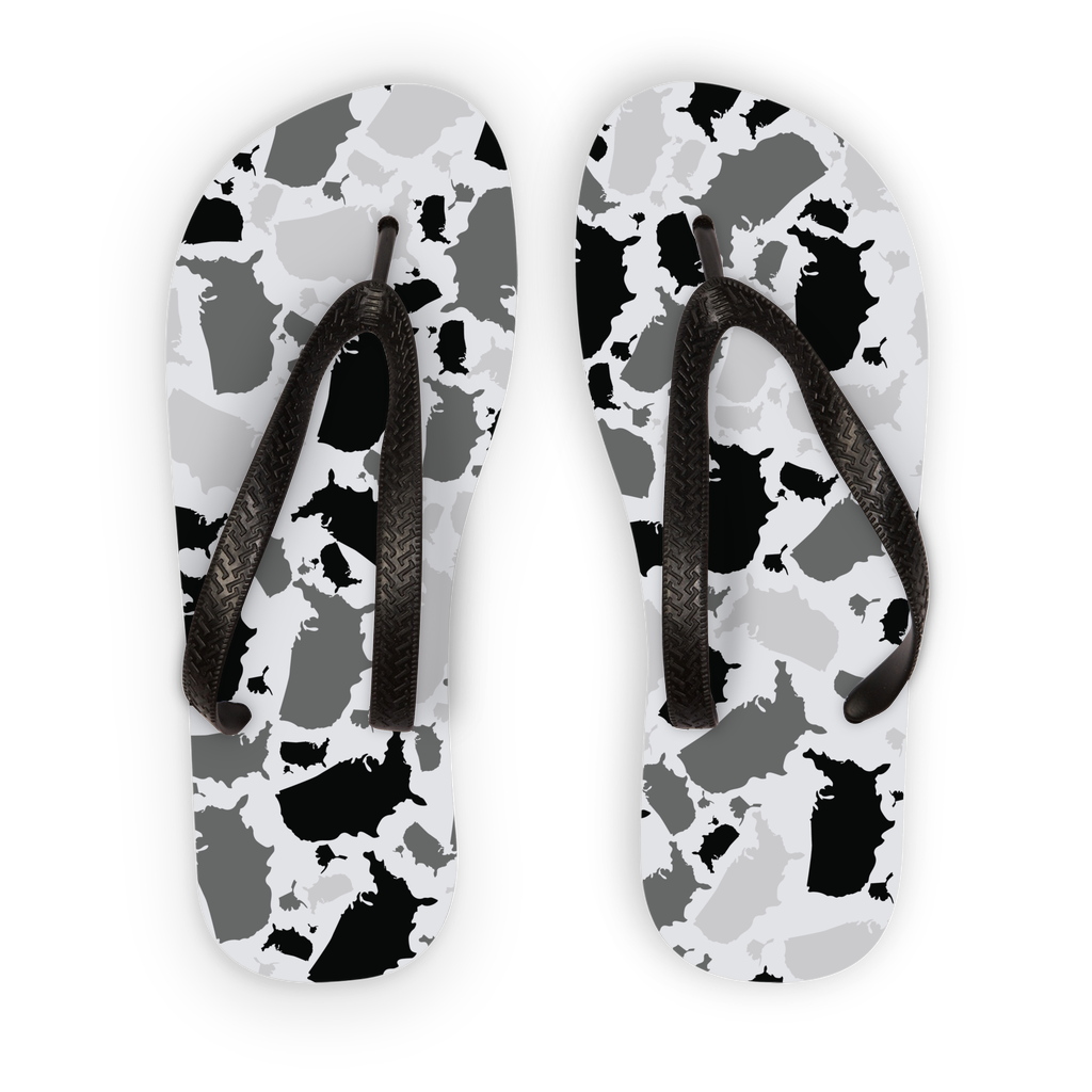 USA Arctic Adult Flip Flops - LocationCamo.com