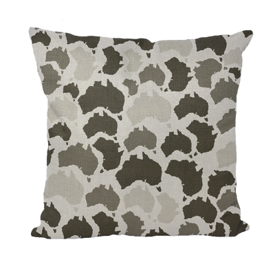 Australia Arctic Throw Pillow with Insert - Custom Camo Clothing - [new_brand] - [camo] - [camoflage] - [apparel] - [location] - [new_brand] - [custom] - [clothing]