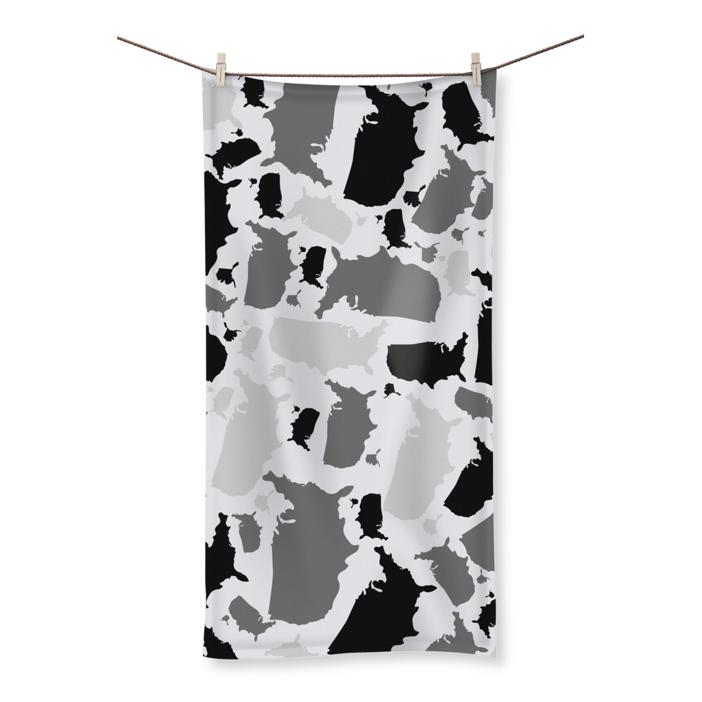 USA Arctic Sublimation All Over Towel - LocationCamo.com