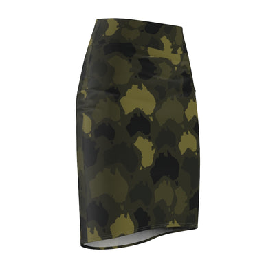 Australia Forest Women's Pencil Skirt - Custom Camo Clothing - [new_brand] - [camo] - [camoflage] - [apparel] - [location] - [new_brand] - [custom] - [clothing]