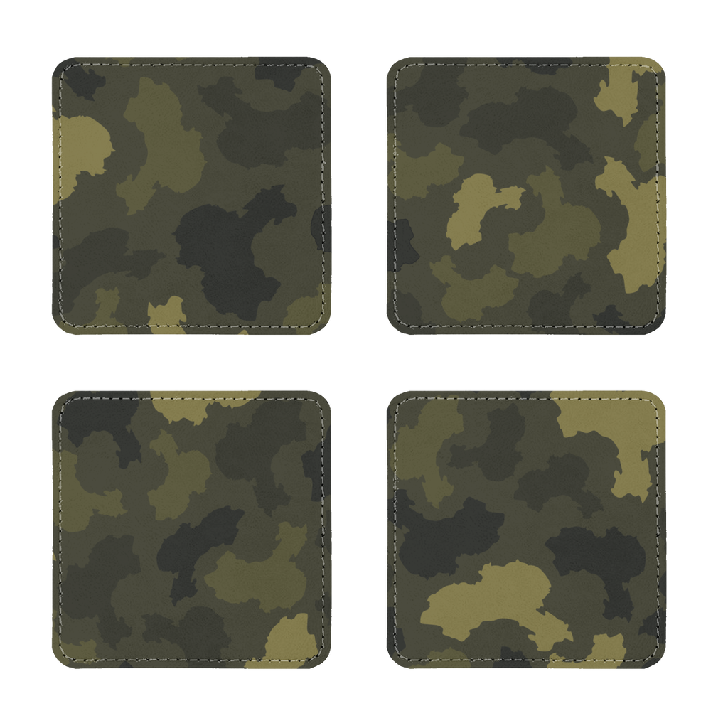 China Forest Sublimation Coasters Pack of Four - LocationCamo.com