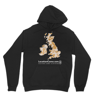 UK Desert Classic Adult Hoodie - Custom Camo Clothing - [new_brand] - [camo] - [camoflage] - [apparel] - [location] - [new_brand] - [custom] - [clothing]