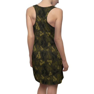 UK Forest Women's Cut & Sew Racerback Dress - Custom Camo Clothing - [new_brand] - [camo] - [camoflage] - [apparel] - [location] - [new_brand] - [custom] - [clothing]