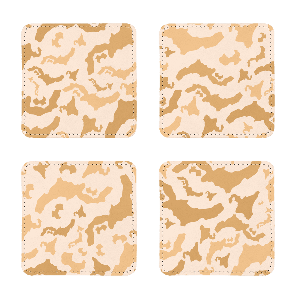 Japan Desert Sublimation Coasters Pack of Four - LocationCamo.com