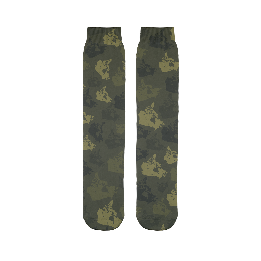 Canada Forest Sublimation Tube Sock - Custom Camo Clothing - [new_brand] - [camo] - [camoflage] - [apparel] - [location] - [new_brand] - [custom] - [clothing]