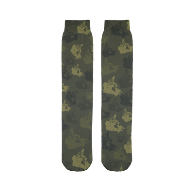 Canada Forest Sublimation Tube Sock - Custom Camo Clothing - [new_brand] - [camo] - [camoflage] - [apparel] - [location] - [new_brand] - [custom] - [clothing]