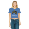 Australia Forest Classic Women's Cropped Raw Edge T-Shirt - Custom Camo Clothing - [new_brand] - [camo] - [camoflage] - [apparel] - [location] - [new_brand] - [custom] - [clothing]