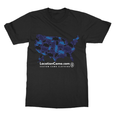 USA Midnight Classic Heavy Cotton Adult T-Shirt - LocationCamo.com