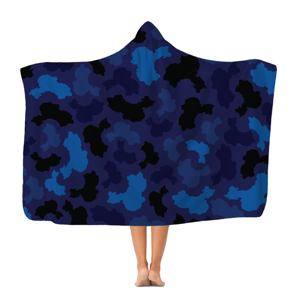 China Midnight Premium Adult Hooded Blanket - LocationCamo.com - [new_brand] - [camo] - [camoflage] - [apparel] - [location] - [new_brand] - [custom] - [clothing]