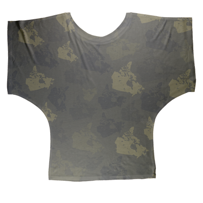 Canada Forest Sublimation Batwing Top - Custom Camo Clothing - [new_brand] - [camo] - [camoflage] - [apparel] - [location] - [new_brand] - [custom] - [clothing]