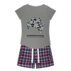 Australia Girls Sleepy Tee | Flannel Short | Custom Camo Clothing