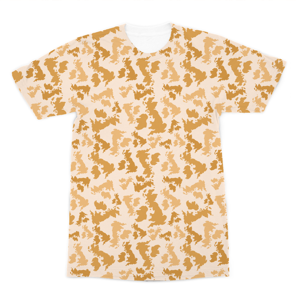 UK Desert Premium Sublimation Adult T-Shirt - Custom Camo Clothing - [new_brand] - [camo] - [camoflage] - [apparel] - [location] - [new_brand] - [custom] - [clothing]