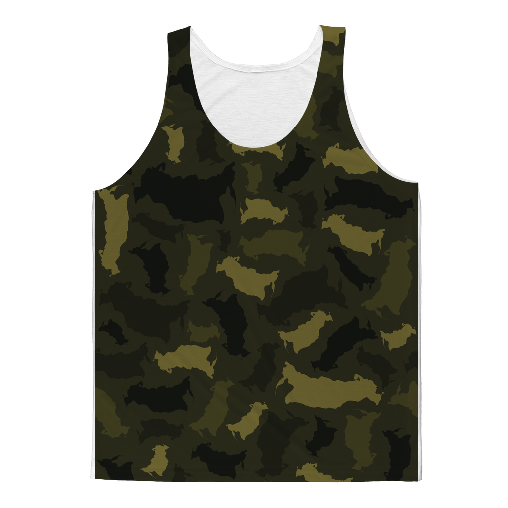 Russia Forest Classic Sublimation Adult Tank Top - LocationCamo.com