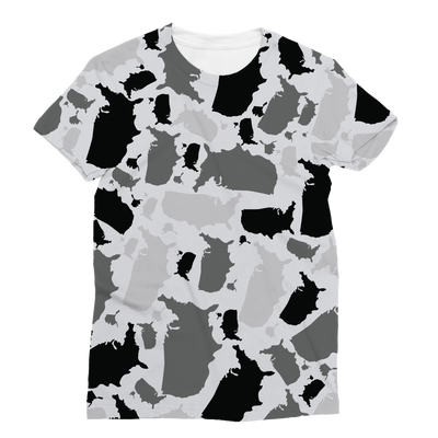 USA Arctic Classic Sublimation Women's T-Shirt - LocationCamo.com