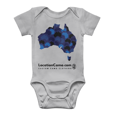 Australia Midnight Classic Baby Onesie Bodysuit - Custom Camo Clothing - [new_brand] - [camo] - [camoflage] - [apparel] - [location] - [new_brand] - [custom] - [clothing]