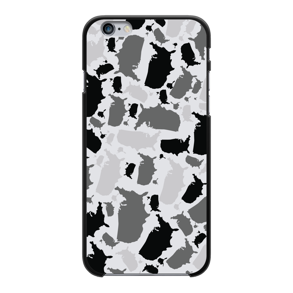 USA Arctic Back Printed Black Hard Phone Case - LocationCamo.com