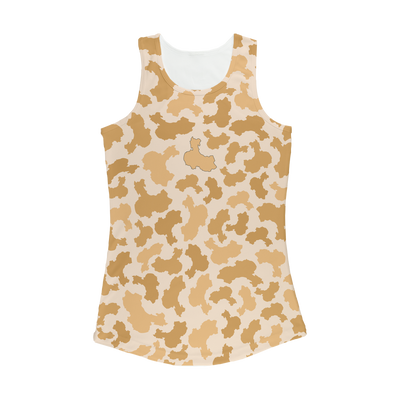 China Desert Women Performance Tank Top - LocationCamo.com - [new_brand] - [camo] - [camoflage] - [apparel] - [location] - [new_brand] - [custom] - [clothing]