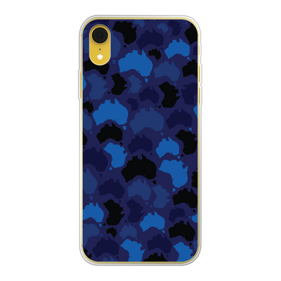 Australia Midnight Back Printed Transparent Soft Phone Case - Custom Camo Clothing - [new_brand] - [camo] - [camoflage] - [apparel] - [location] - [new_brand] - [custom] - [clothing]