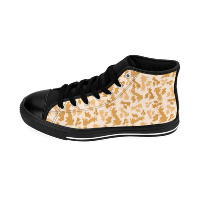 UK Desert Unisex High-top Sneakers - Custom Camo Clothing - [new_brand] - [camo] - [camoflage] - [apparel] - [location] - [new_brand] - [custom] - [clothing]