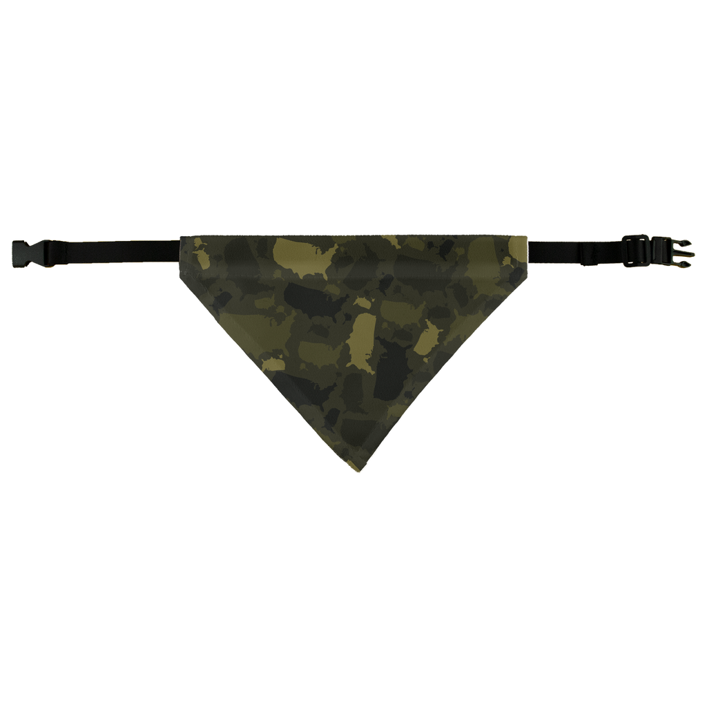 USA Forest Pet Bandana - LocationCamo.com