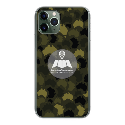 Australia Forest Back Printed Transparent Soft Phone Case - Custom Camo Clothing - [new_brand] - [camo] - [camoflage] - [apparel] - [location] - [new_brand] - [custom] - [clothing]