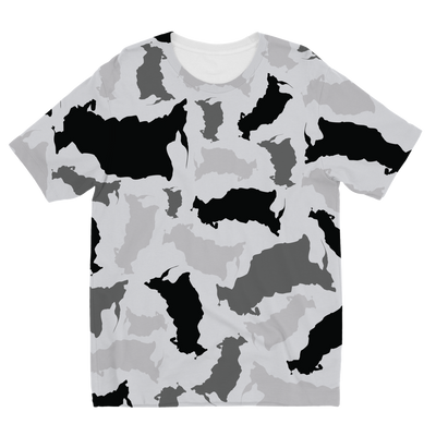 Russia Arctic Sublimation Kids T-Shirt - LocationCamo.com