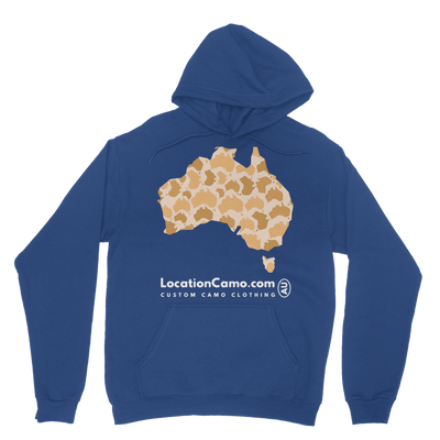 Australia Desert Classic Adult Hoodie - Custom Camo Clothing - [new_brand] - [camo] - [camoflage] - [apparel] - [location] - [new_brand] - [custom] - [clothing]