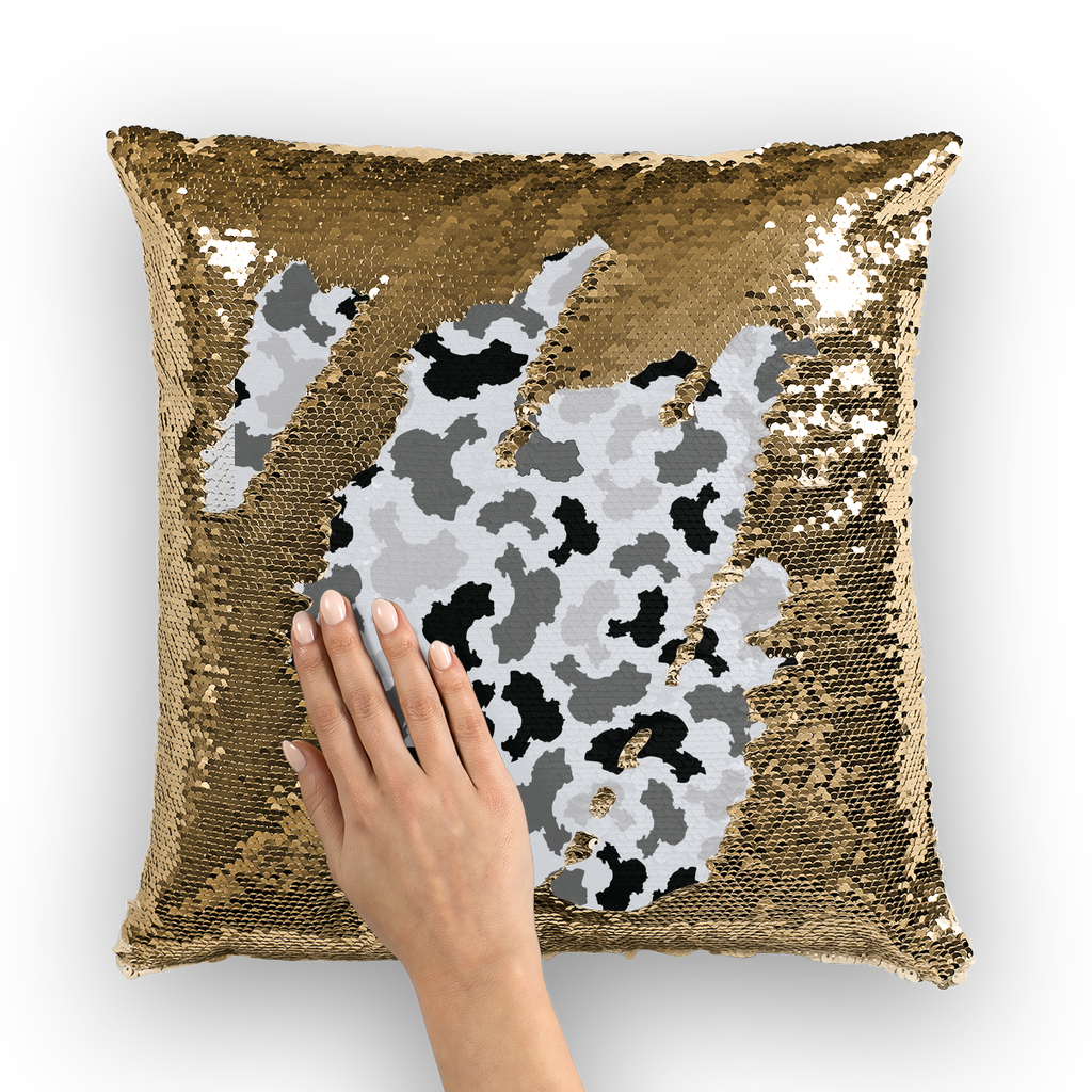 China Arctic Sequin Cushion Cover - LocationCamo.com