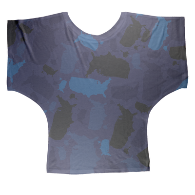 USA Midnight Sublimation Batwing Top - LocationCamo.com