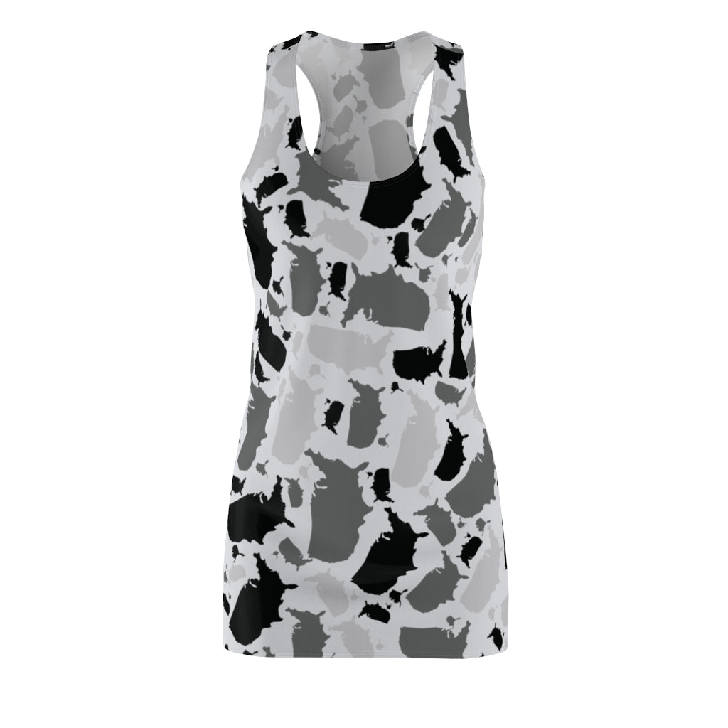 USA Arctic Women's Cut & Sew Racerback Dress - LocationCamo.com