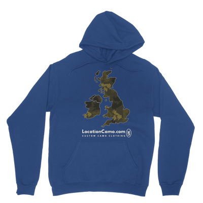 UK Forest Classic Adult Hoodie - Custom Camo Clothing - [new_brand] - [camo] - [camoflage] - [apparel] - [location] - [new_brand] - [custom] - [clothing]