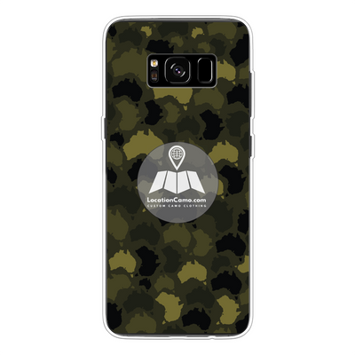 Australia Forest Back Printed Transparent Soft Phone Case - Custom Camo Clothing - [new_brand] - [camo] - [camoflage] - [apparel] - [location] - [new_brand] - [custom] - [clothing]