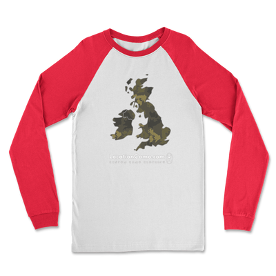 UK Forest Classic Raglan Long Sleeve Shirt - Custom Camo Clothing - [new_brand] - [camo] - [camoflage] - [apparel] - [location] - [new_brand] - [custom] - [clothing]