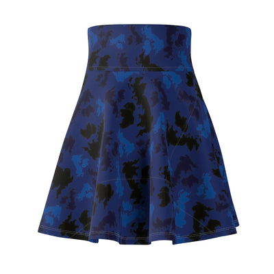 UK Midnight Women's Skater Skirt - Custom Camo Clothing - [new_brand] - [camo] - [camoflage] - [apparel] - [location] - [new_brand] - [custom] - [clothing]