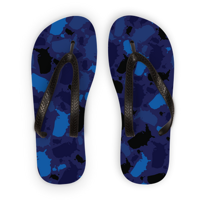 USA Midnight Kids Flip Flops - LocationCamo.com