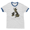 UK Forest Adult Ringer T-Shirt - Custom Camo Clothing - [new_brand] - [camo] - [camoflage] - [apparel] - [location] - [new_brand] - [custom] - [clothing]