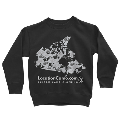 Canada Arctic Classic Kids Sweatshirt - Custom Camo Clothing - [new_brand] - [camo] - [camoflage] - [apparel] - [location] - [new_brand] - [custom] - [clothing]