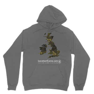 UK Forest Classic Adult Hoodie - Custom Camo Clothing - [new_brand] - [camo] - [camoflage] - [apparel] - [location] - [new_brand] - [custom] - [clothing]