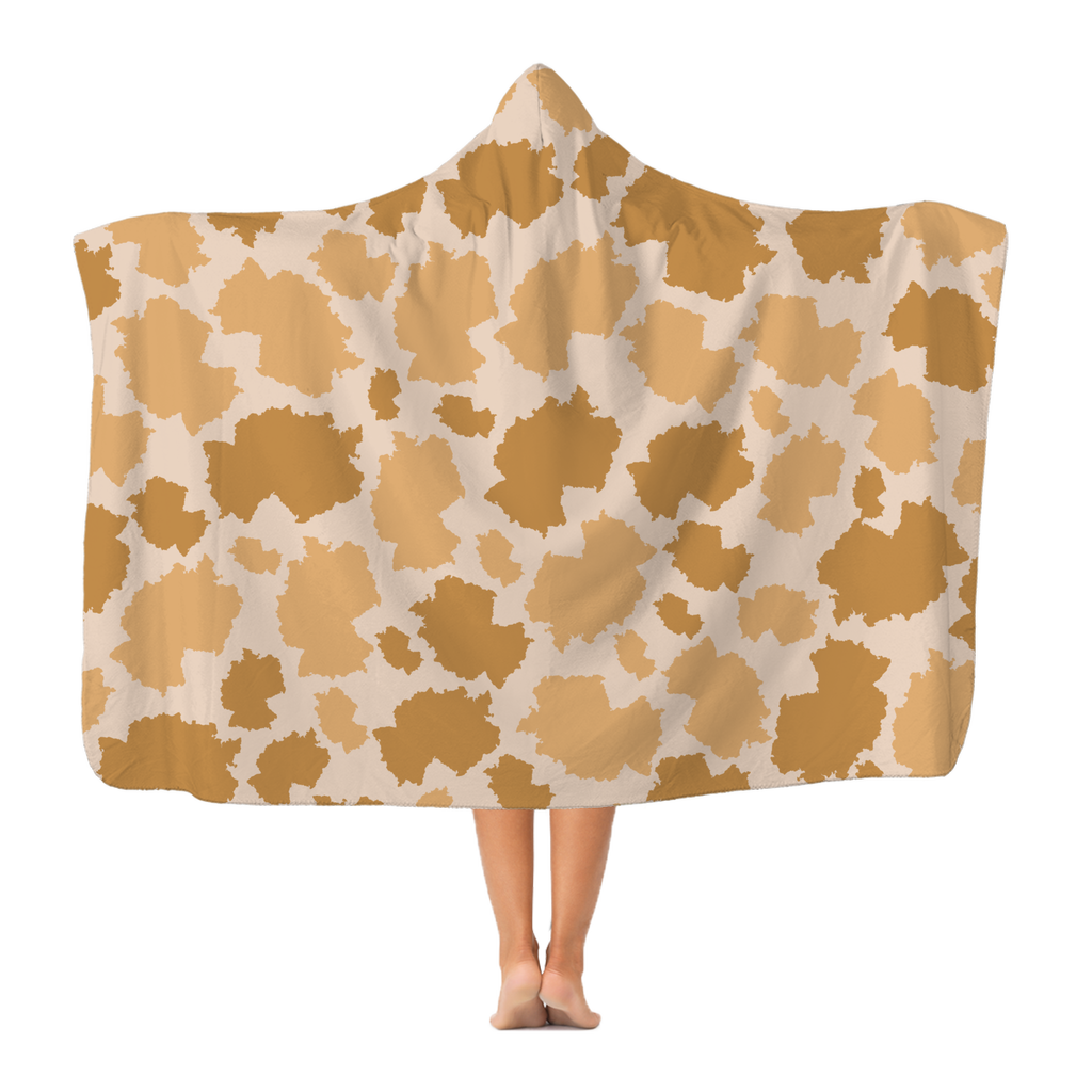 Germany Desert Premium Adult Hooded Blanket - LocationCamo.com