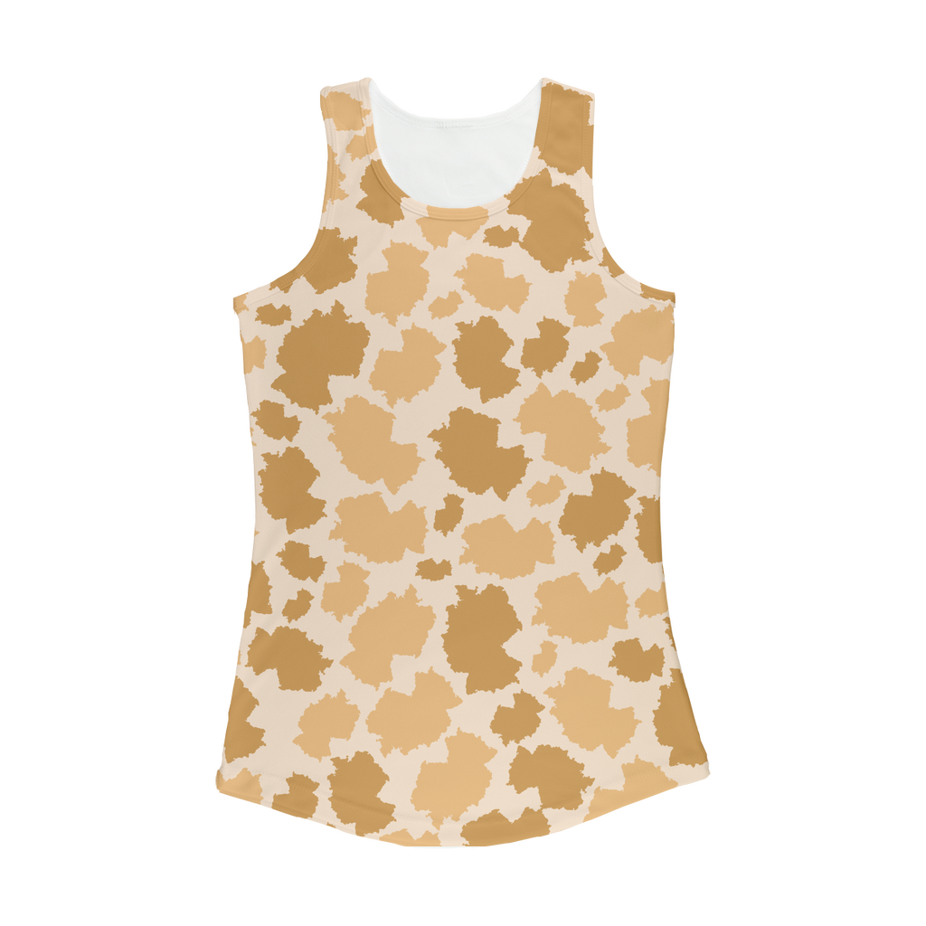 Germany Desert Women Performance Tank Top - LocationCamo.com