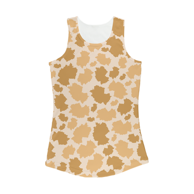 Germany Desert Women Performance Tank Top - LocationCamo.com