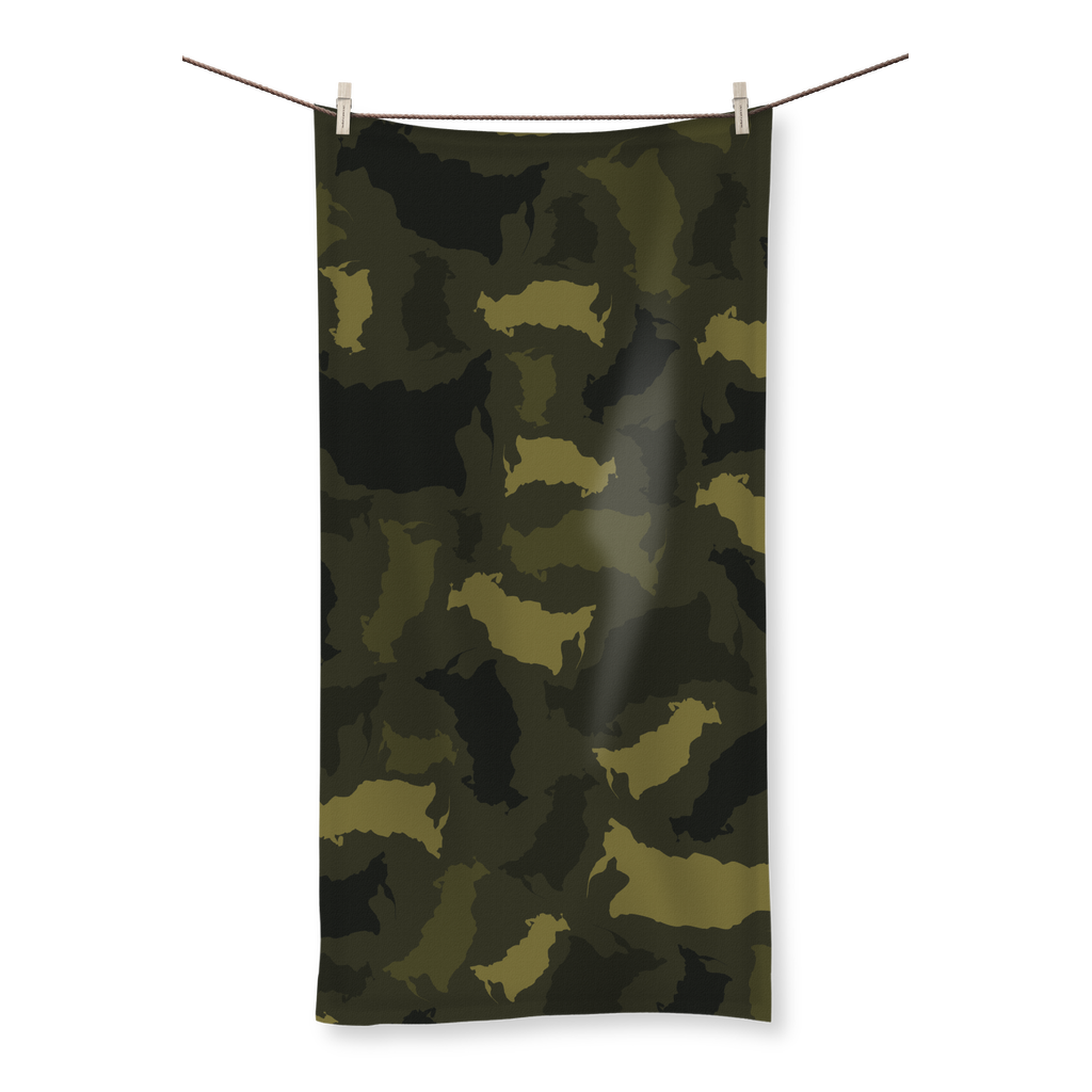 Russia Forest Sublimation All Over Towel - LocationCamo.com