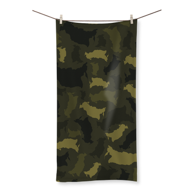 Russia Forest Sublimation All Over Towel - LocationCamo.com